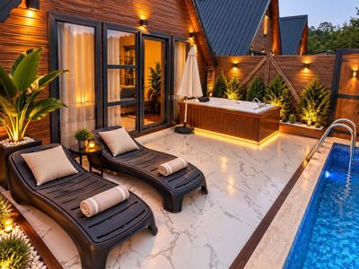 SAPANCA'DA DOĞAYLA İÇİÇE LÜKS 10 BUNGALOVLU YATIRIMA HAZIR TESİS — fotoğraf 8