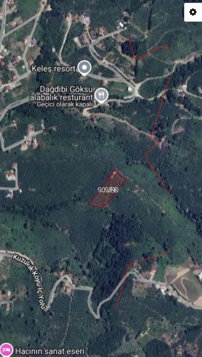 KUZULUKTA RESMİ YOLU AÇIK / PANORAMİK MANZARALI 5.440 M2 BAHÇE — fotoğraf 8